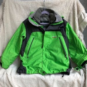 Worn Peak Performance 2 in 1 jacket Boys sz M